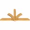Ekena Millwork Redmond Rough Sawn Timber Gable Bracket, Western Red Cedar, 84"W x 45"H x 4"D x 6"F, 13/12 Pitch GBW084X45X0406RED00RWR - alternate 3